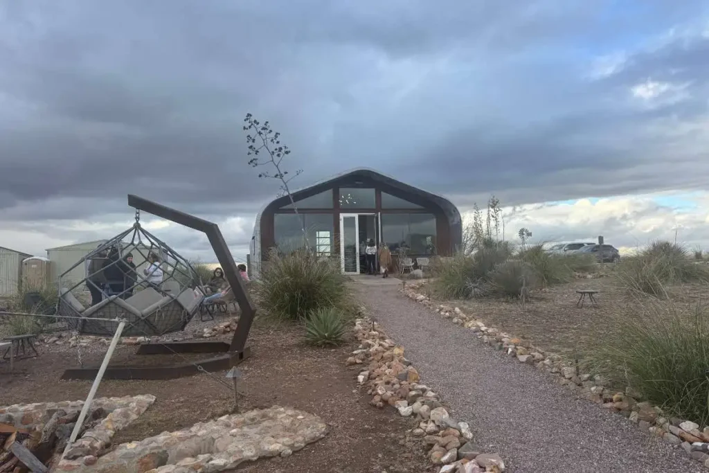 Walking trail leading up to Rune Winery in Sonoita, Arizona
